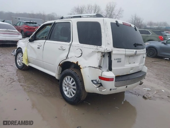 2010 Mercury Mariner Premier with VIN 4M2CN9HG8AKJ09679, listed as a IAAI auction lot 41472049 with 99,554 mi miles. Bid and sale history available at carsss.com. Image 3.