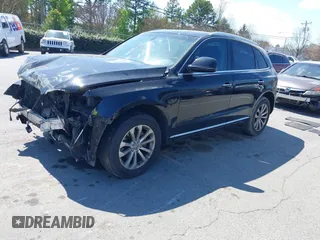 2017 Audi Q5 Premium with VIN WA1C2AFP9HA004615, listed as a IAAI auction lot 41879004 with 107,722 mi miles. Bid and sale history available at carsss.com. Image 18.