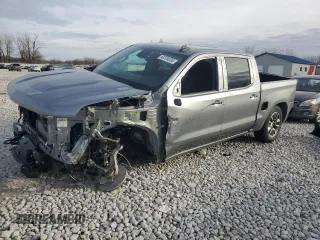 2025 Chevrolet Silverado 1500 with VIN 3GCPKKEK1SG119365, listed as a Copart auction lot 43724235 with 3,439 mi miles and Salvage Title. Bid and sale history available at DreamBid. Image 1.