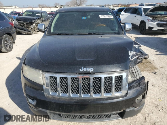 2012 Jeep Grand Cherokee Overland with VIN 1C4RJECT3CC125620, listed as a Copart auction lot 45553565 with 168,409 mi miles and Salvage Title. Bid and sale history available at carsss.com. Image 5.