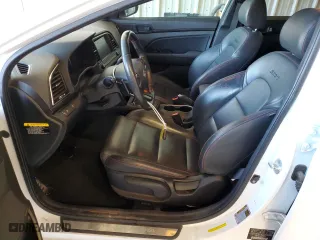 2018 Hyundai Elantra Sport with VIN KMHD04LB0JU546566, listed as a Copart auction lot 82096514 with 97,050 mi miles and Salvage Title. Bid and sale history available at carsss.com. Image 7.