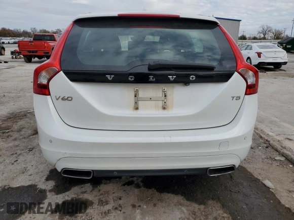 2015 Volvo V60 T5 Drive-E Premier with VIN YV140MEK2F1233829, listed as a Copart auction lot 83320544 with 143,632 mi miles and Salvage Title. Bid and sale history available at carsss.com. Image 6.
