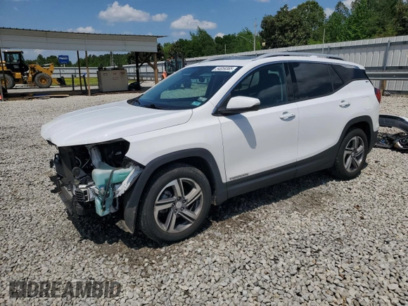 2021 GMC Terrain SLT z VIN 3GKALPEV5ML346387, wystawiony jako Copart lot #54859365 z przebiegiem 95 601 mil mil oraz Szkoda całkowita • Salvage title. Historia ofert i sprzedaży dostępna na DreamBid. Obrazek 1.