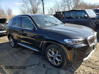 2023 BMW X3 xDrive30i with VIN 5UX53DP01P9R97895, listed as a Copart auction lot 47748745 with 18,193 mi miles and Salvage Title. Bid and sale history available at carsss.com. Image 4.