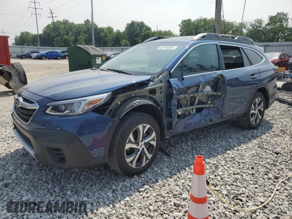 2022 Subaru Outback Touring with VIN 4S4BTAPC6N3233095, listed as a Copart auction lot 60790595 with 35,708 mi miles and Salvage title. Bid and sale history available at DreamBid. Image 1.