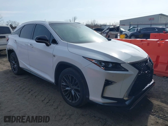 2017 Lexus RX 350 with VIN 2T2ZZMCA0HC074167, listed as a IAAI auction lot 41333997 with 105,319 mi miles and . Bid and sale history available at DreamBid. Image 1.