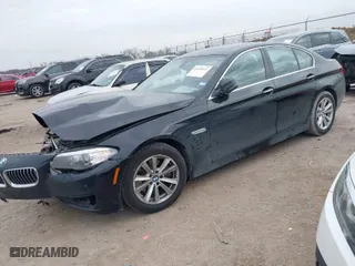 2014 BMW 5 Series 528i with VIN WBA5A5C5XED502177, listed as a IAAI auction lot 41429511 with 1 mi miles. Bid and sale history available at carsss.com. Image 2.