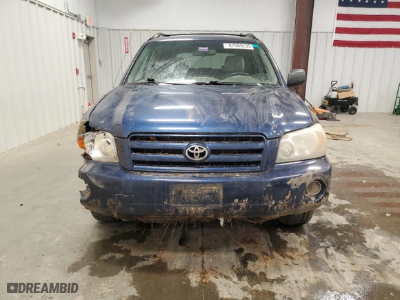 2006 Toyota Highlander with VIN JTEHP21A660178825, listed as a Copart auction lot 87909235 with 249,152 mi miles and Salvage Title. Bid and sale history available at carsss.com. Image 5.