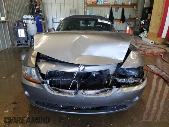 2003 BMW Z4 3.0i with VIN 4USBT53433LU00627, listed as a Copart auction lot 59109725 with 96,421 mi miles and Salvage title. Bid and sale history available at DreamBid. Image 5.