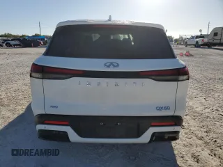 2024 Infiniti QX60 Pure with VIN 5N1DL1ES7RC335711, listed as a Copart auction lot 48980375 with 4,431 mi miles and Salvage title. Bid and sale history available at DreamBid. Image 6.