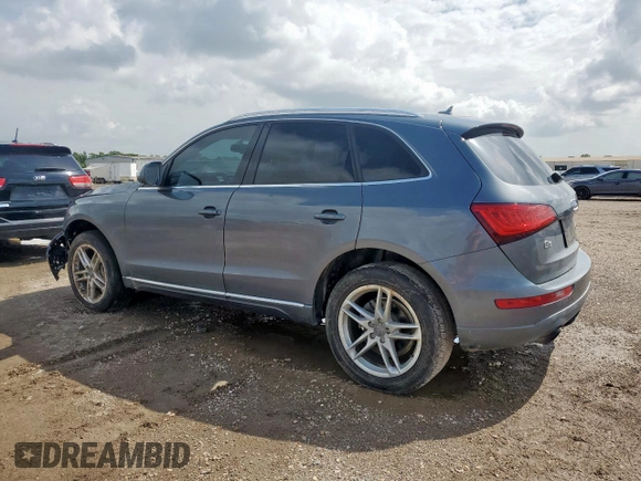 2014 Audi Q5 Premium Plus with VIN WA1LFAFP3EA013942, listed as a Copart auction lot 64371595 with 92,648 mi miles and Salvage title. Bid and sale history available at DreamBid. Image 2.