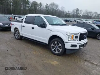 2019 Ford F-150 XL with VIN 1FTEW1CP0KKF10214, listed as a IAAI auction lot 41222565 with 76,920 mi miles and . Bid and sale history available at carsss.com. Image 1.