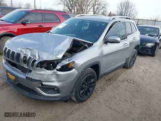 2019 Jeep Cherokee Latitude Plus with VIN 1C4PJLLBXKD123309, listed as a IAAI auction lot 41746458 with 96,353 mi miles. Bid and sale history available at carsss.com. Image 2.