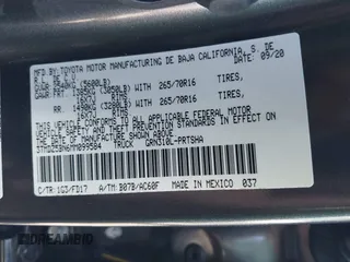 2021 Toyota Tacoma SR5 с VIN 3TMDZ5BN6MM099584, выставлен на аукционе IAAI как лот 41848068 с пробегом 28 556 миль миль и . История ставок и продаж доступна на DreamBid. Изображение 9.