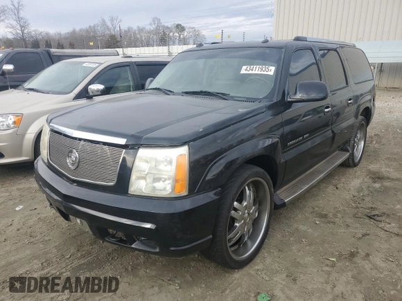 2005 Cadillac Escalade ESV z VIN 3GYFK66N15G124222, wystawiony jako Copart lot #43411935 z przebiegiem 184 641 mil mil oraz Tytuł czysty. Historia ofert i sprzedaży dostępna na DreamBid. Obrazek 1.