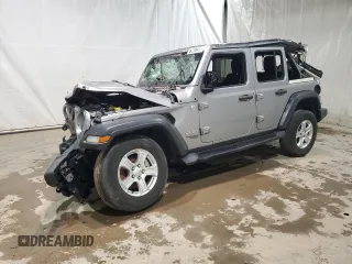 2020 Jeep Wrangler Unlimited Sport with VIN 1C4HJXDN5LW220413, listed as a Copart auction lot 88042855 with 47,205 mi miles and Clean title. Bid and sale history available at DreamBid. Image 1.