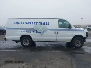 2008 Ford Econoline Cargo Commercial with VIN 1FTNS24L38DA02653, listed as a IAAI auction lot 41118303 with 185,433 mi miles and . Bid and sale history available at DreamBid. Image 13.