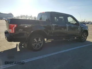 2015 Ford F-150 XLT with VIN 1FTEW1EP9FKE90564, listed as a Copart auction lot 50532105 with 123,494 mi miles and Salvage title. Bid and sale history available at DreamBid. Image 3.