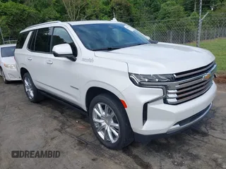 2022 Chevrolet Tahoe High Country with VIN 1GNSKTKL9NR261567, listed as a IAAI auction lot 42291717 with 42,260 mi miles and . Bid and sale history available at DreamBid. Image 1.