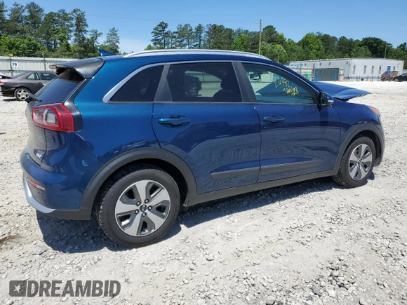 2019 Kia Niro EX with VIN KNDCC3LCXK5274341, listed as a Copart auction lot 55553374 with 71,165 mi miles and Salvage Title. Bid and sale history available at carsss.com. Image 3.