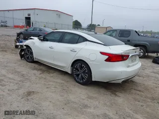 2017 Nissan Maxima SR with VIN 1N4AA6AP7HC425022, listed as a IAAI auction lot 41909028 with 72,371 mi miles. Bid and sale history available at carsss.com. Image 3.
