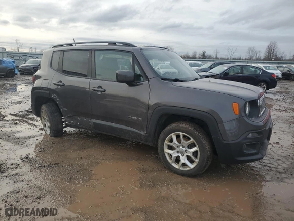 2018 Jeep Renegade Latitude with VIN ZACCJBBB3JPH55580, listed as a Copart auction lot 84531634 with NaN miles and Non Repairable. Bid and sale history available at carsss.com. Image 4.