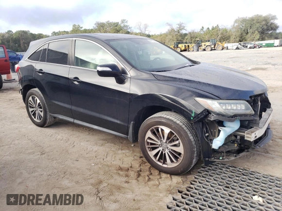 2016 Acura RDX Advance with VIN 5J8TB3H79GL009557, listed as a Copart auction lot 44970545 with 57,306 mi miles and Salvage title. Bid and sale history available at DreamBid. Image 4.
