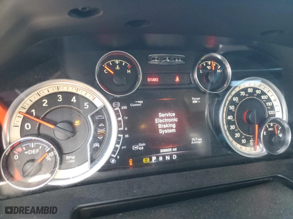 2016 Ram 2500 Laramie with VIN 3C6UR5FL9GG279404, listed as a Copart auction lot 49886285 with 208,605 mi miles and Salvage Title. Bid and sale history available at carsss.com. Image 9.