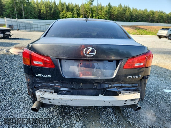 2007 Lexus IS 350 with VIN JTHBE262975014988, listed as a Copart auction lot 59887125 with 135,686 mi miles and Salvage title. Bid and sale history available at DreamBid. Image 6.