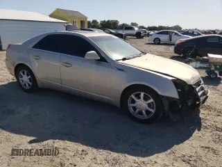 2008 Cadillac CTS RWD with VIN 1G6DM577380111663, listed as a Copart auction lot 58444615 with 179,361 mi miles and Salvage title. Bid and sale history available at DreamBid. Image 4.