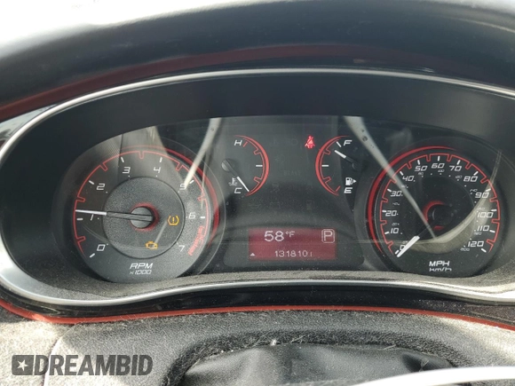 2014 Dodge Dart SXT z VIN 1C3CDFBB7ED721312, wystawiony jako Copart lot #56559775 z przebiegiem 131 810 mil mil oraz Szkoda całkowita • Salvage title. Historia ofert i sprzedaży dostępna na DreamBid. Obrazek 9.