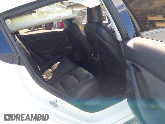 2020 Tesla Model 3 Standard Range Plus with VIN 5YJ3E1EA8LF783631, listed as a IAAI auction lot 40696383 with 78,889 mi miles. Bid and sale history available at carsss.com. Image 8.