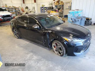 2018 Kia Stinger GT with VIN KNAE35LC4J6021056, listed as a Copart auction lot 87327024 with 62,169 mi miles and Non Repairable. Bid and sale history available at carsss.com. Image 4.