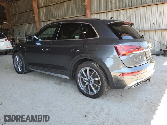 2023 Audi Q5 S line Premium Plus with VIN WA1E2AFY1P2056508, listed as a Copart auction lot 64945523 with 5,277 mi miles and . Bid and sale history available at DreamBid. Image 2.