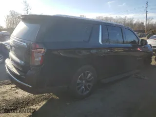 2022 Chevrolet Suburban LT with VIN 1GNSKCKD3NR282469, listed as a Copart auction lot 42350515 with 100,416 mi miles and Salvage Title. Bid and sale history available at carsss.com. Image 3.