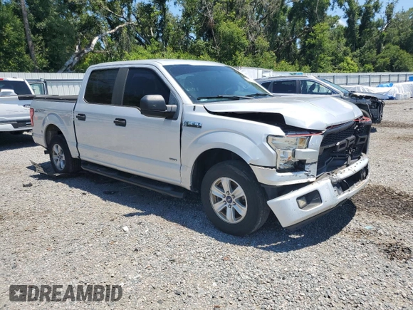 2016 Ford F-150 XL with VIN 1FTEW1CP0GKF41082, listed as a Copart auction lot 62001965 with 205,027 mi miles and Salvage title. Bid and sale history available at DreamBid. Image 4.