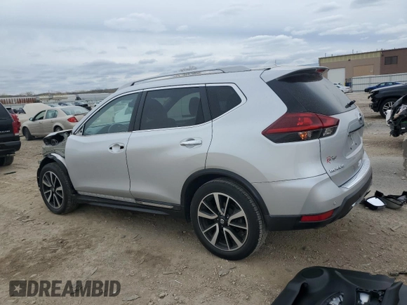 2019 Nissan Rogue SL with VIN 5N1AT2MT8KC786039, listed as a Copart auction lot 51773095 with 33,735 mi miles and Salvage Title. Bid and sale history available at DreamBid. Image 2.