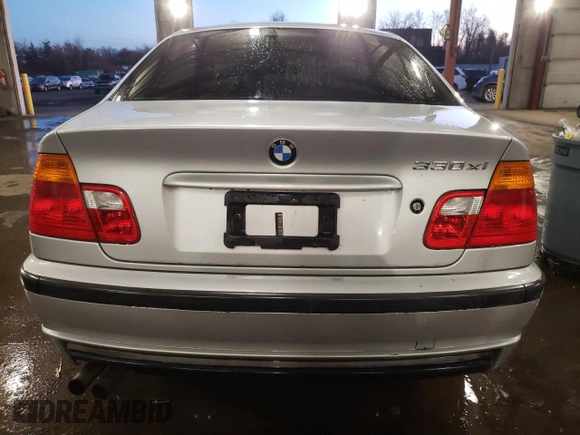 2001 BMW 3 Series 330i with VIN WBAAV53491JR80273, listed as a Copart auction lot 85076974 with 0 mi miles and Salvage Title. Bid and sale history available at carsss.com. Image 6.