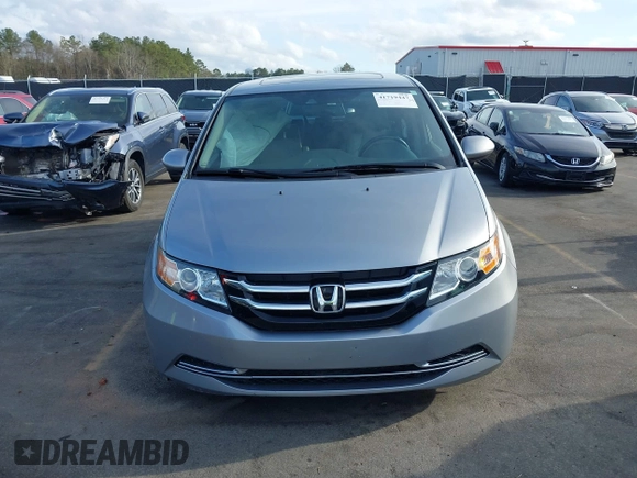 2017 Honda Odyssey EX-L with VIN 5FNRL5H64HB017661, listed as a IAAI auction lot 41719447 with 99,895 mi miles and . Bid and sale history available at DreamBid. Image 12.