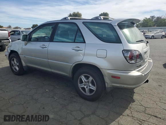 2001 Lexus RX 300 with VIN JTJHF10U410214188, listed as a Copart auction lot 75547664 with 217,418 mi miles and Salvage Title. Bid and sale history available at carsss.com. Image 2.