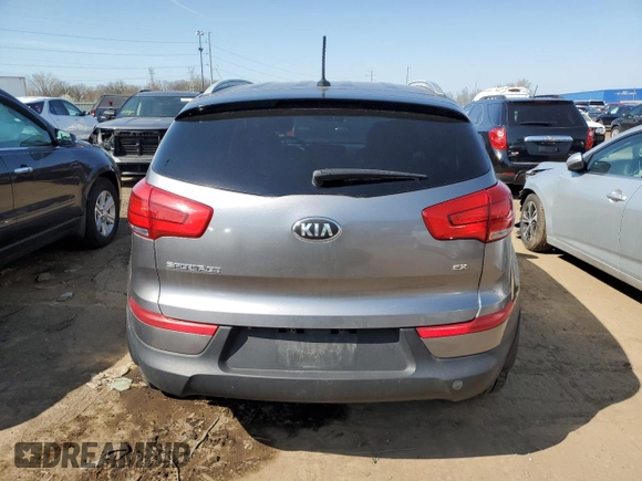 2016 Kia Sportage EX with VIN KNDPCCACXG7837727, listed as a Copart auction lot 54017575 with 69,958 mi miles and Clean Title. Bid and sale history available at carsss.com. Image 6.