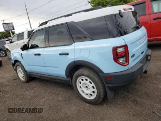 2023 Ford Bronco Sport Heritage with VIN 3FMCR9G6XPRD69780, listed as a Copart auction lot 58560685 with 15,611 mi miles and Clean title. Bid and sale history available at DreamBid. Image 2.