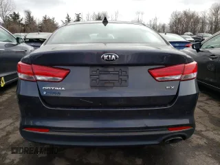 2018 Kia Optima EX with VIN 5XXGU4L38JG205047, listed as a Copart auction lot 49310425 with 111,606 mi miles and Salvage Title. Bid and sale history available at carsss.com. Image 6.