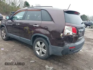 2012 Kia Sorento EX with VIN 5XYKU3A63CG219812, listed as a IAAI auction lot 41452705 with 247,584 mi miles. Bid and sale history available at carsss.com. Image 3.