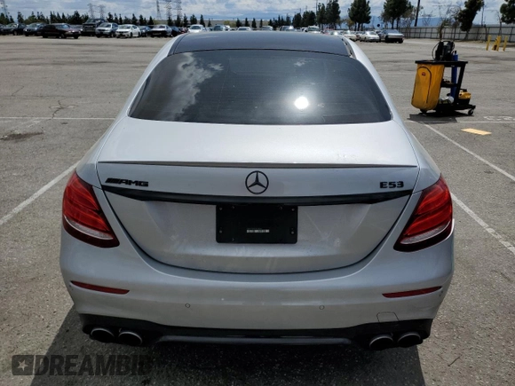 2019 Mercedes-Benz E 53 AMG with VIN WDDZF6BB6KA619132, listed as a Copart auction lot 50755365 with 59,130 mi miles and Salvage title. Bid and sale history available at DreamBid. Image 6.