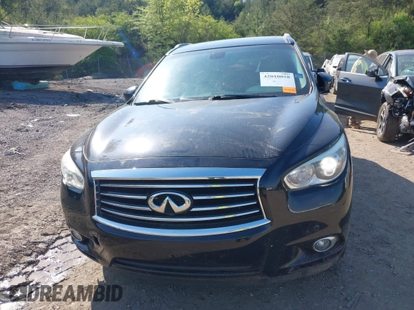 2015 Infiniti QX60 with VIN 5N1AL0MN3FC535859, listed as a IAAI auction lot 42010058 with 160,356 mi miles. Bid and sale history available at carsss.com. Image 12.