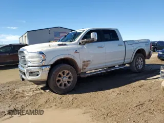 2022 Ram 2500 Laramie with VIN 3C6UR5FLXNG337467, listed as a Copart auction lot 87870895 with 87,838 mi miles and Salvage Title. Bid and sale history available at carsss.com. Image 1.