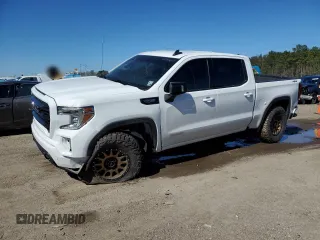 2021 GMC Sierra 1500 Elevation with VIN 3GTU9CED0MG288253, listed as a Copart auction lot 45754655 with 57,150 mi miles and Salvage Title. Bid and sale history available at DreamBid. Image 1.