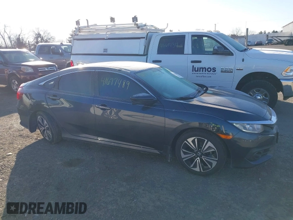 2017 Honda Civic Sedan EX-L with VIN 19XFC1F75HE022400, listed as a IAAI auction lot 41677489 with 157,237 mi miles. Bid and sale history available at carsss.com. Image 13.