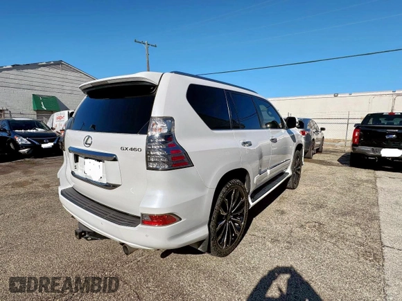 2014 Lexus GX 460 with VIN JTJBM7FX3E5071310, listed as a Copart auction lot 56683145 with 165,444 mi miles and Clean title. Bid and sale history available at DreamBid. Image 4.